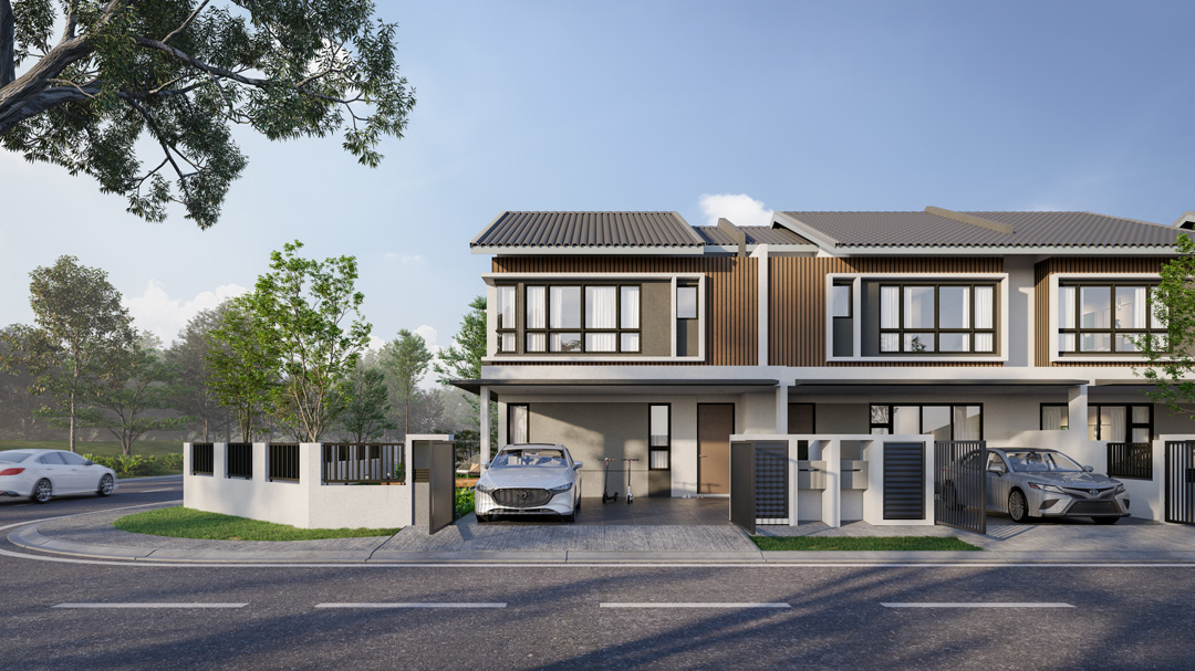 Artist's impression of Type A 22'x70'.