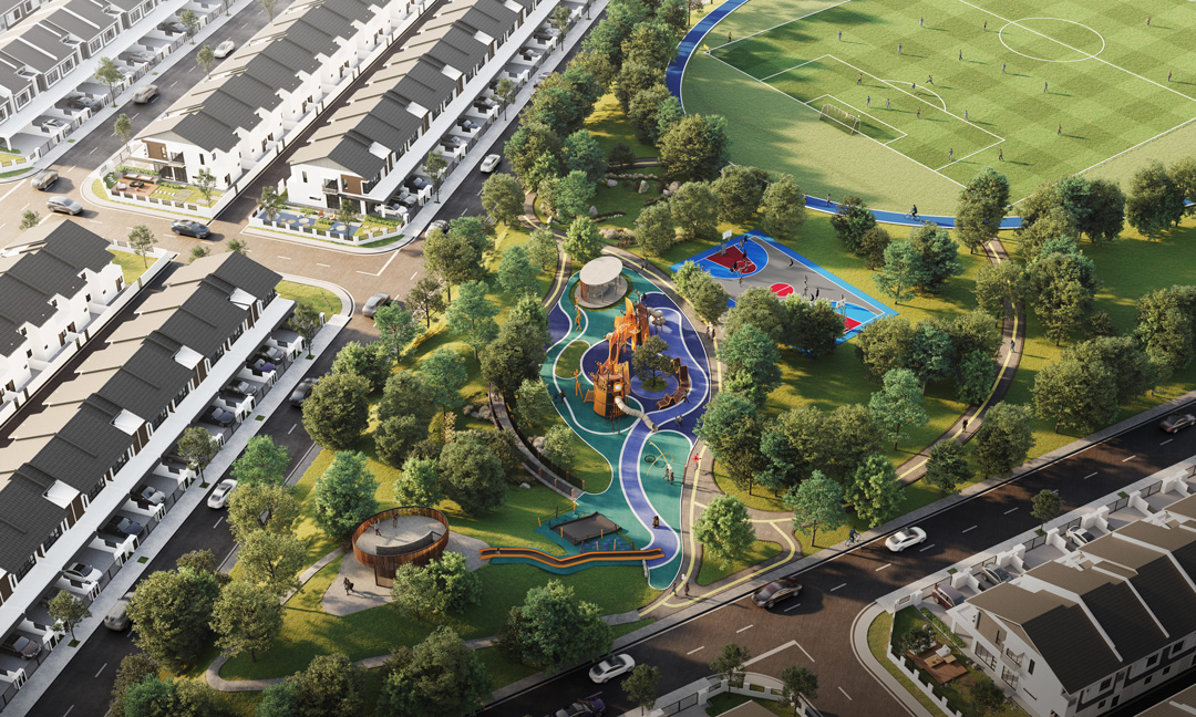 Artist's impression of the amenities at Aspira Hills.